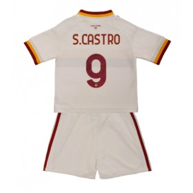 AS Roma Santiago Castro #9 Borte skjorte til barn 2026-27 Kortermet (+ korte bukser)